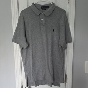 Polo by Ralph Lauren Classic Heather Gray Polo Shirt